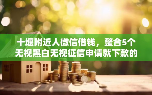 十堰附近人微信借钱，整合5个无视黑白无视征信申请就下款的软件