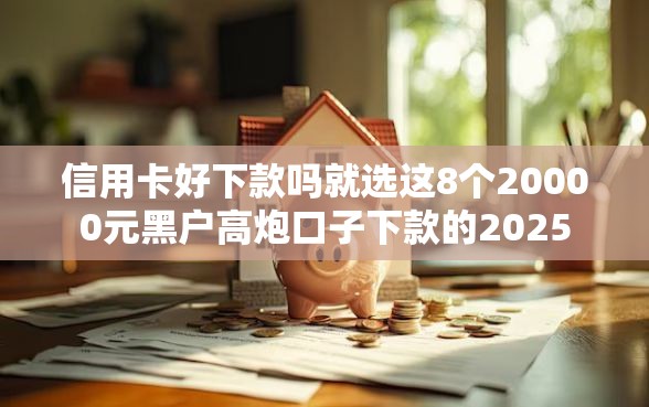 信用卡好下款吗就选这8个20000元黑户高炮口子下款的2025