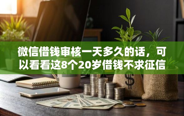 微信借钱审核一天多久的话，可以看看这8个20岁借钱不求征信速借口子