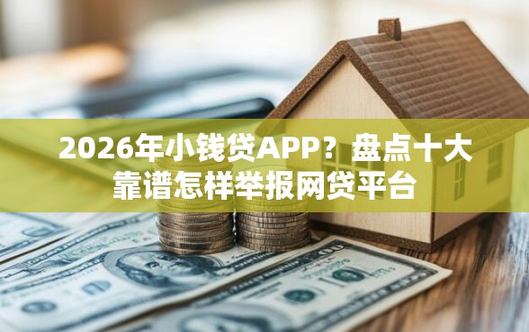2026年小钱贷APP？盘点十大靠谱怎样举报网贷平台