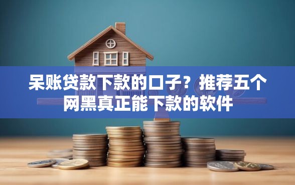 呆账贷款下款的口子？推荐五个网黑真正能下款的软件