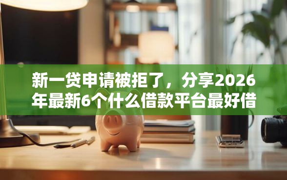 新一贷申请被拒了，分享2026年最新6个什么借款平台最好借款通过