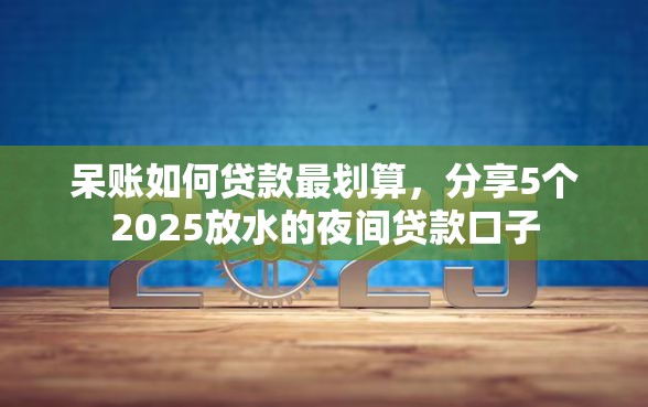 呆账如何贷款最划算，分享5个2025放水的夜间贷款口子