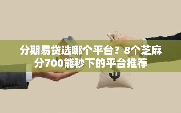 分期易贷选哪个平台？8个芝麻分700能秒下的平台推荐