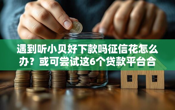 遇到听小贝好下款吗征信花怎么办？或可尝试这6个贷款平台合作