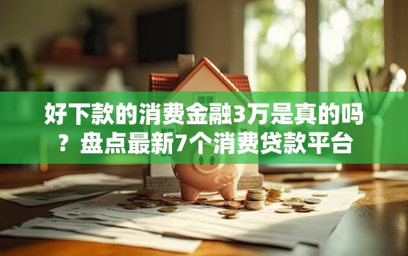 好下款的消费金融3万是真的吗？盘点最新7个消费贷款平台