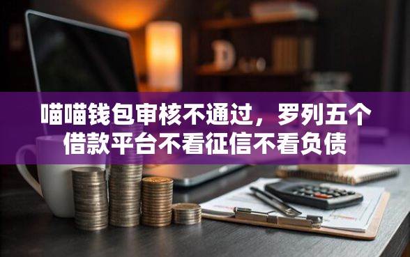 喵喵钱包审核不通过，罗列五个借款平台不看征信不看负债