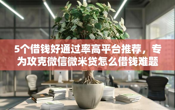 5个借钱好通过率高平台推荐，专为攻克微信微米贷怎么借钱难题