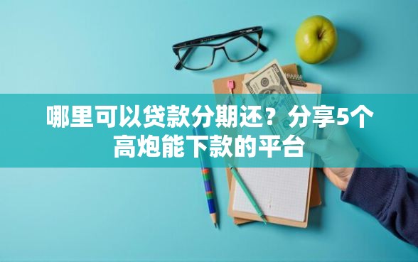 哪里可以贷款分期还？分享5个高炮能下款的平台