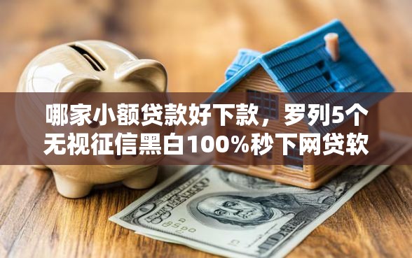 哪家小额贷款好下款，罗列5个无视征信黑白100%秒下网贷软件