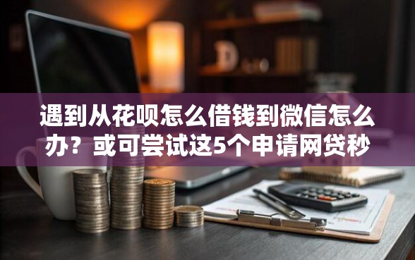 遇到从花呗怎么借钱到微信怎么办？或可尝试这5个申请网贷秒拒还有哪几个平台可以借