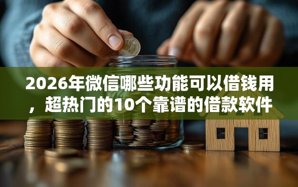 2026年微信哪些功能可以借钱用，超热门的10个靠谱的借款软件推荐