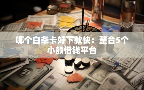 哪个白条卡好下款快：整合5个小额借钱平台