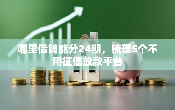 哪里借钱能分24期，梳理5个不用征信放款平台