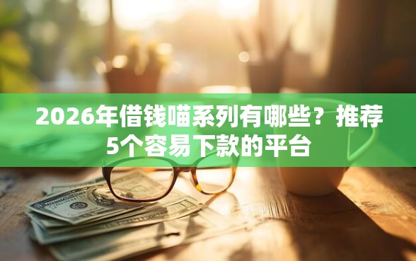 2026年借钱喵系列有哪些？推荐5个容易下款的平台