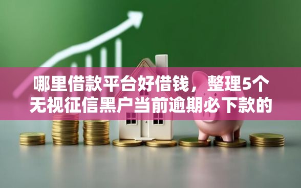 哪里借款平台好借钱，整理5个无视征信黑户当前逾期必下款的口子