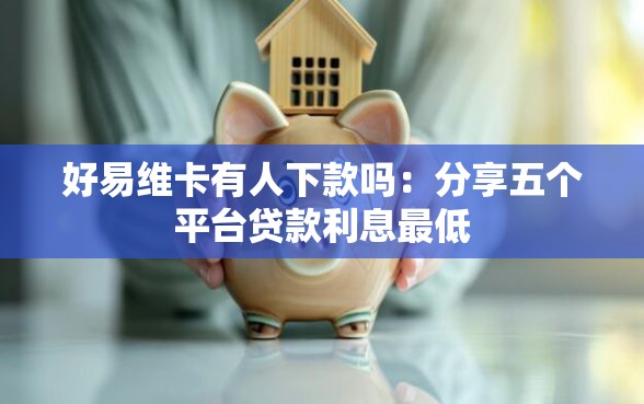 好易维卡有人下款吗:分享五个平台贷款利息最低 好易维卡有人下款吗:分享五个平台贷款利息最低