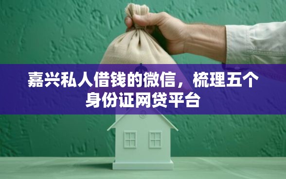 嘉兴私人借钱的微信，梳理五个身份证网贷平台