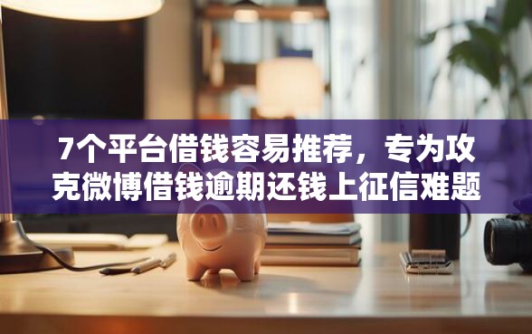7个平台借钱容易推荐，专为攻克微博借钱逾期还钱上征信难题