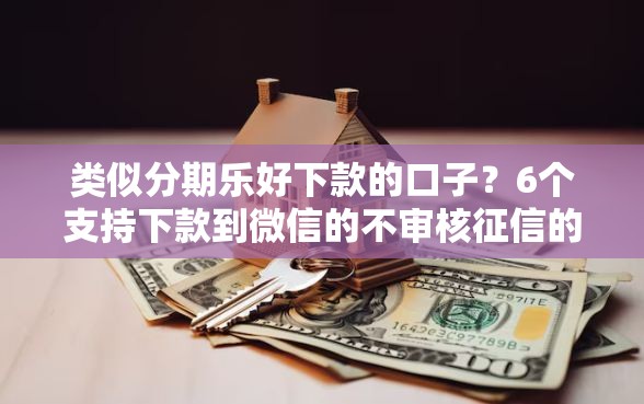 类似分期乐好下款的口子？6个支持下款到微信的不审核征信的贷款平台