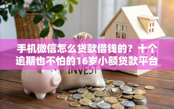 手机微信怎么贷款借钱的？十个逾期也不怕的16岁小额贷款平台