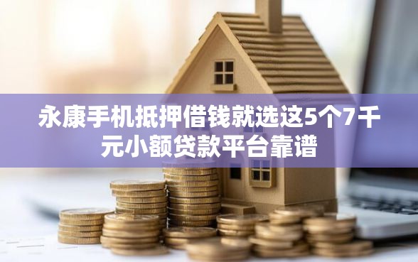 永康手机抵押借钱就选这5个7千元小额贷款平台靠谱