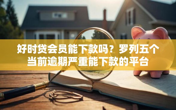 好时贷会员能下款吗？罗列五个当前逾期严重能下款的平台