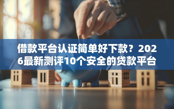 借款平台认证简单好下款？2026最新测评10个安全的贷款平台