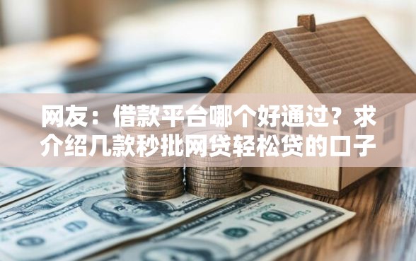 网友：借款平台哪个好通过？求介绍几款秒批网贷轻松贷的口子