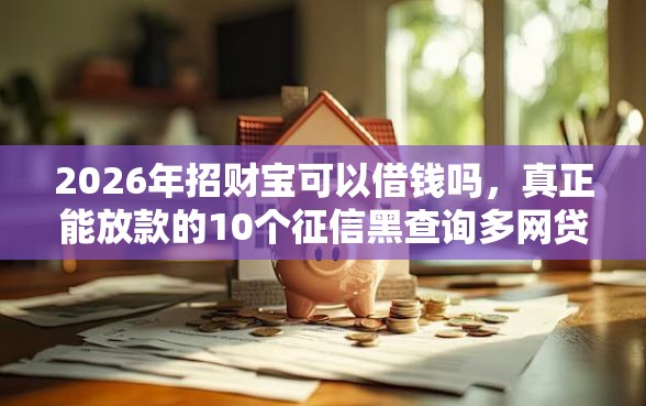 2026年招财宝可以借钱吗,真正能放款的10个征信黑查询多网贷多负债高还能百分百下款的推荐 2026年招财宝可以借钱吗,真正能放款的10个征信黑查询多网贷多负债高还能百分百下款的推荐