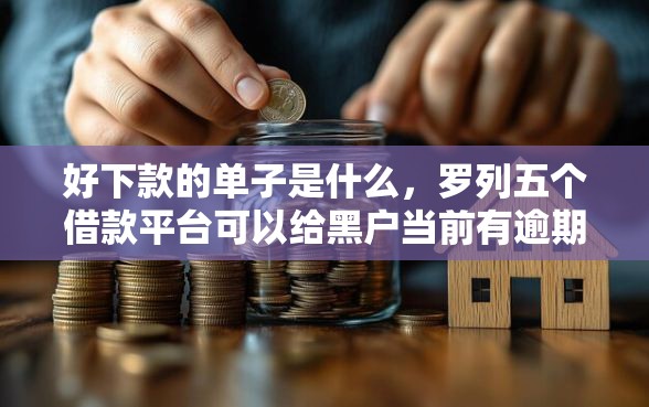 好下款的单子是什么，罗列五个借款平台可以给黑户当前有逾期的借款一万