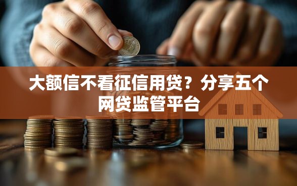 大额信不看征信用贷？分享五个网贷监管平台
