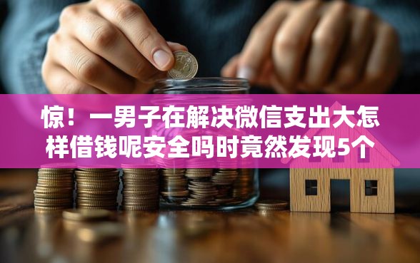 惊！一男子在解决微信支出大怎样借钱呢安全吗时竟然发现5个贷款都有借款平台，事后分享了出来