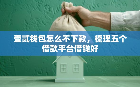 壹贰钱包怎么不下款，梳理五个借款平台借钱好