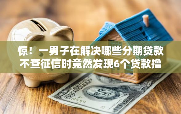 惊！一男子在解决哪些分期贷款不查征信时竟然发现6个贷款撸口子，事后分享了出来