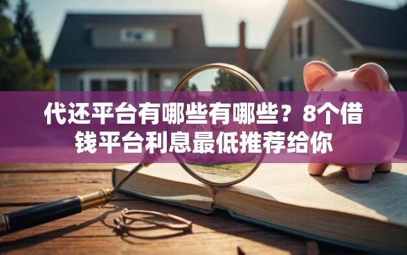 代还平台有哪些有哪些?8个借钱平台利息最低推荐给你 代还平台有哪些有哪些?8个借钱平台利息最低推荐给你