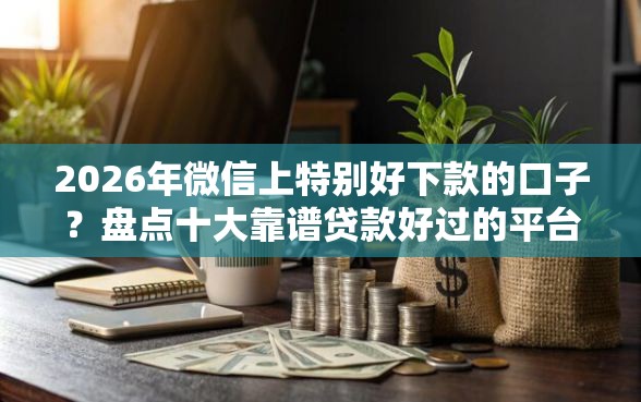 2026年微信上特别好下款的口子？盘点十大靠谱贷款好过的平台