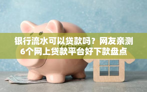 银行流水可以贷款吗？网友亲测6个网上贷款平台好下款盘点
