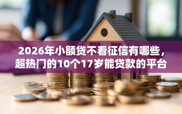 2026年小额贷不看征信有哪些，超热门的10个17岁能贷款的平台推荐