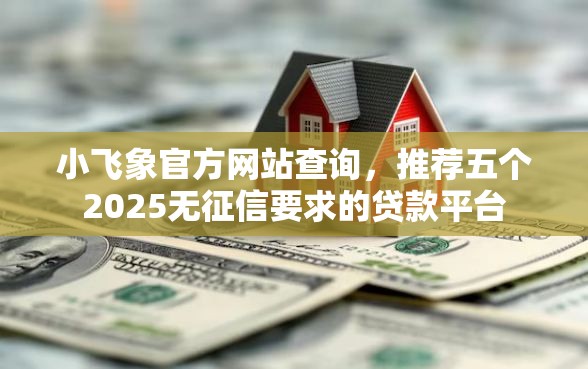 小飞象官方网站查询，推荐五个2025无征信要求的贷款平台