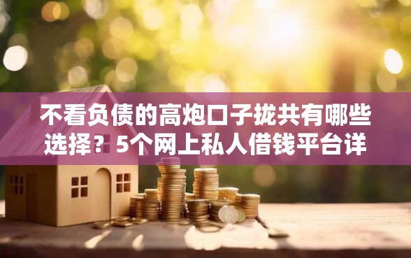 不看负债的高炮口子拢共有哪些选择？5个网上私人借钱平台详解