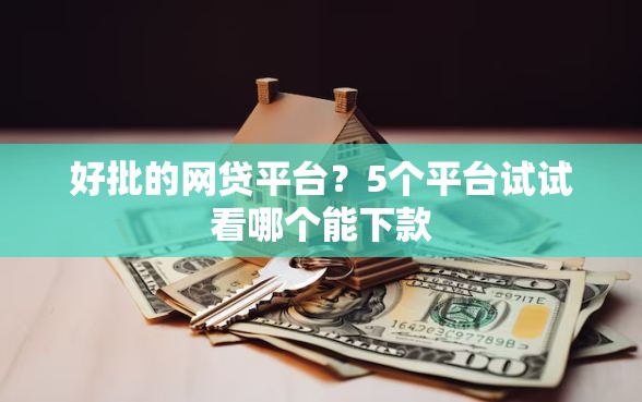 好批的网贷平台？5个平台试试看哪个能下款