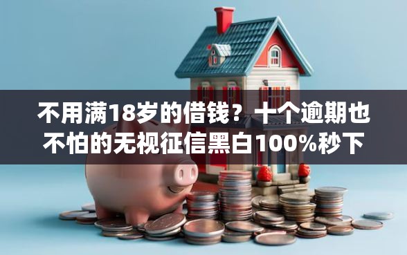 不用满18岁的借钱？十个逾期也不怕的无视征信黑白100%秒下app