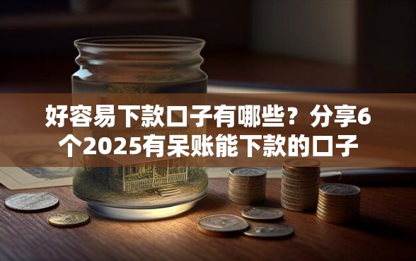 好容易下款口子有哪些？分享6个2025有呆账能下款的口子