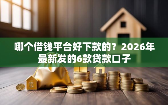 哪个借钱平台好下款的？2026年最新发的6款贷款口子