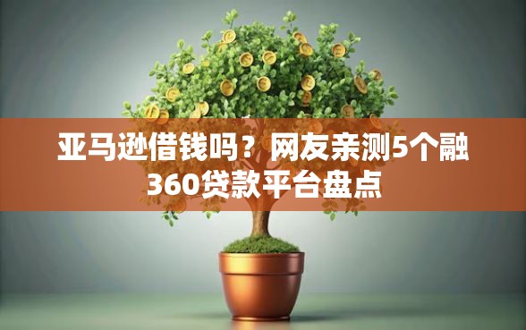 亚马逊借钱吗？网友亲测5个融360贷款平台盘点