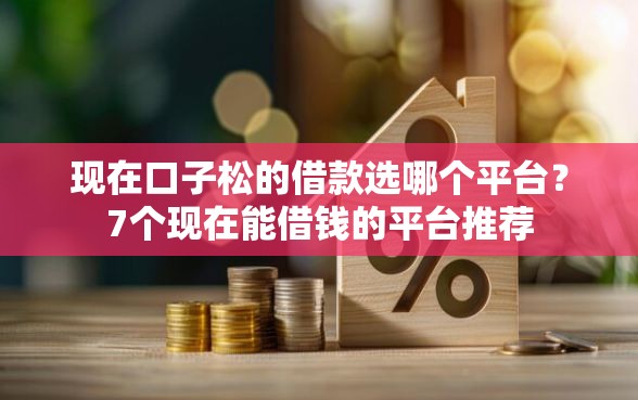 现在口子松的借款选哪个平台？7个现在能借钱的平台推荐