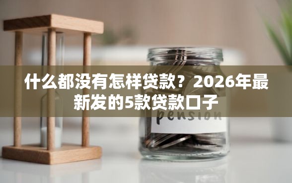 什么都没有怎样贷款？2026年最新发的5款贷款口子