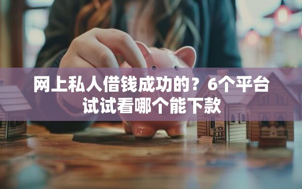 网上私人借钱成功的？6个平台试试看哪个能下款