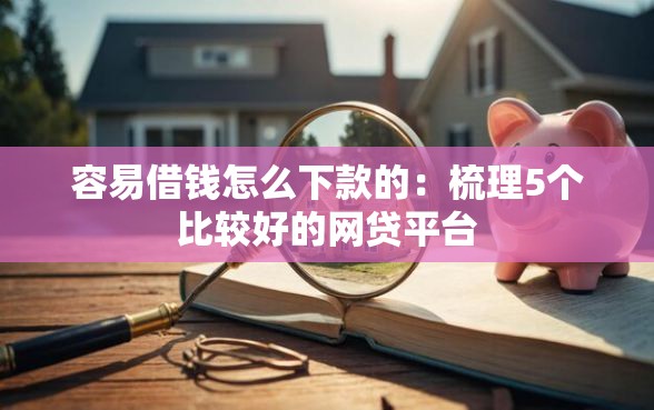 容易借钱怎么下款的:梳理5个比较好的网贷平台 容易借钱怎么下款的:梳理5个比较好的网贷平台